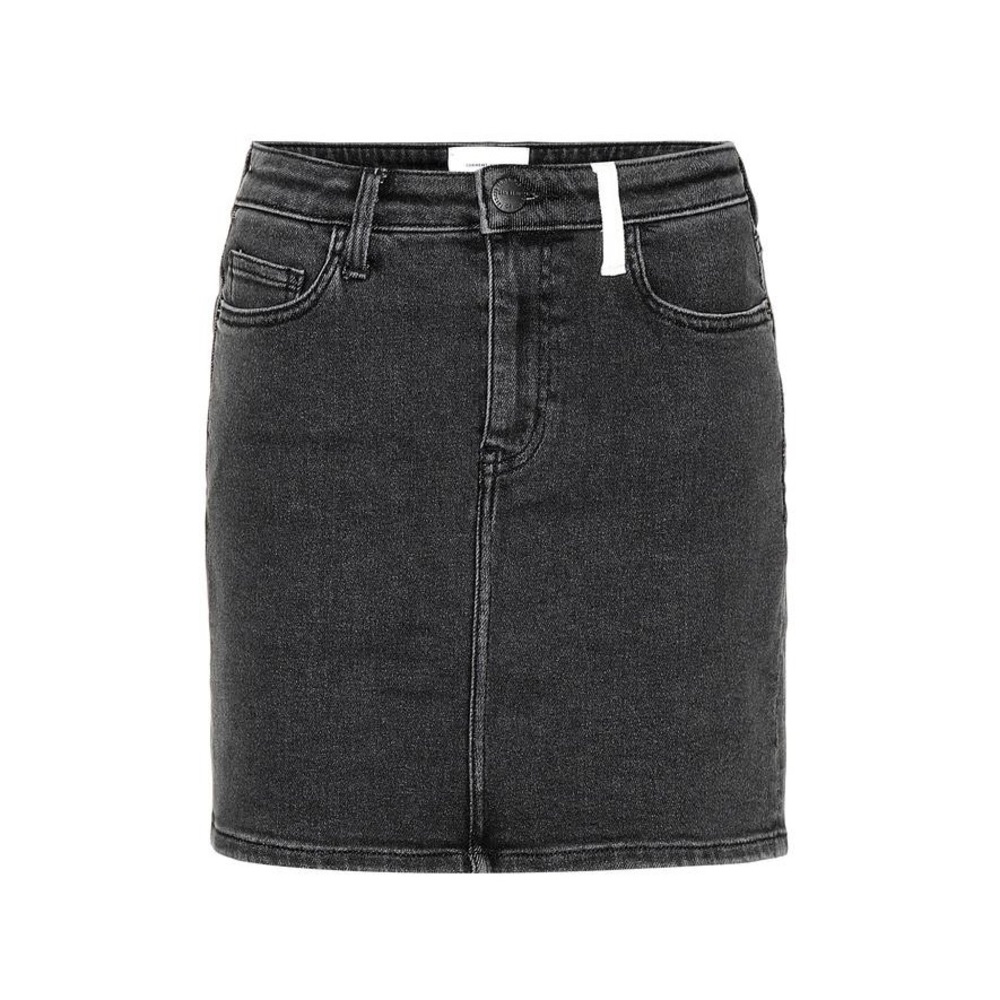 Current Elliot Color Block denim 5 pocket skirt
